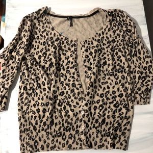 Maurices Cheetah Print Cardigan